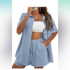 Linen two piece outfit